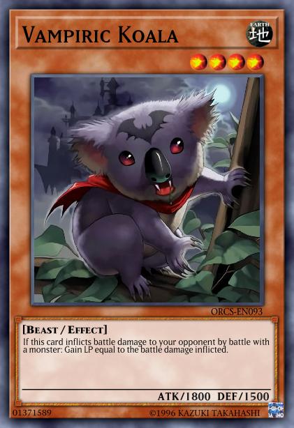 Vampiric Koala Card Image