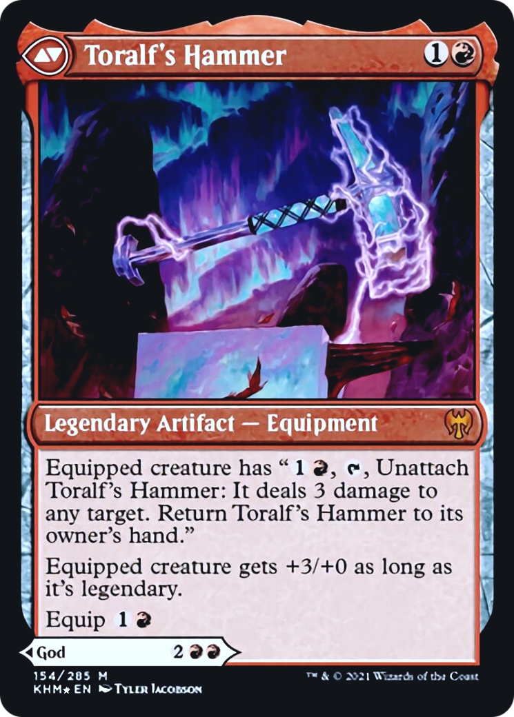 Toralf, God of Fury // Toralf's Hammer Card Image