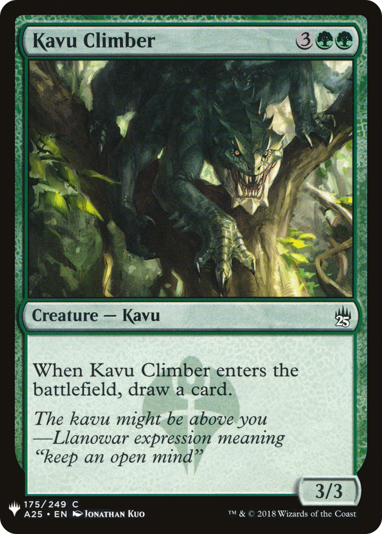 Kavu Climber Card Image
