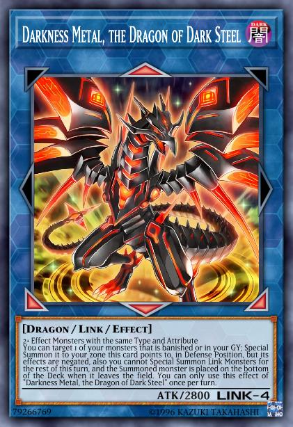 Darkness Metal, the Dragon of Dark Steel Card Image