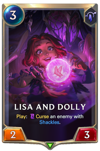 Lisa and Dolly Card Image