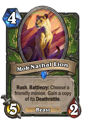 Mok'Nathal Lion Card Image