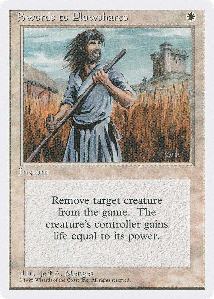 Swords to Plowshares Card Image