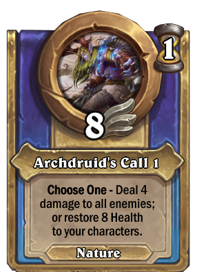Archdruid's Call 1 Card Image