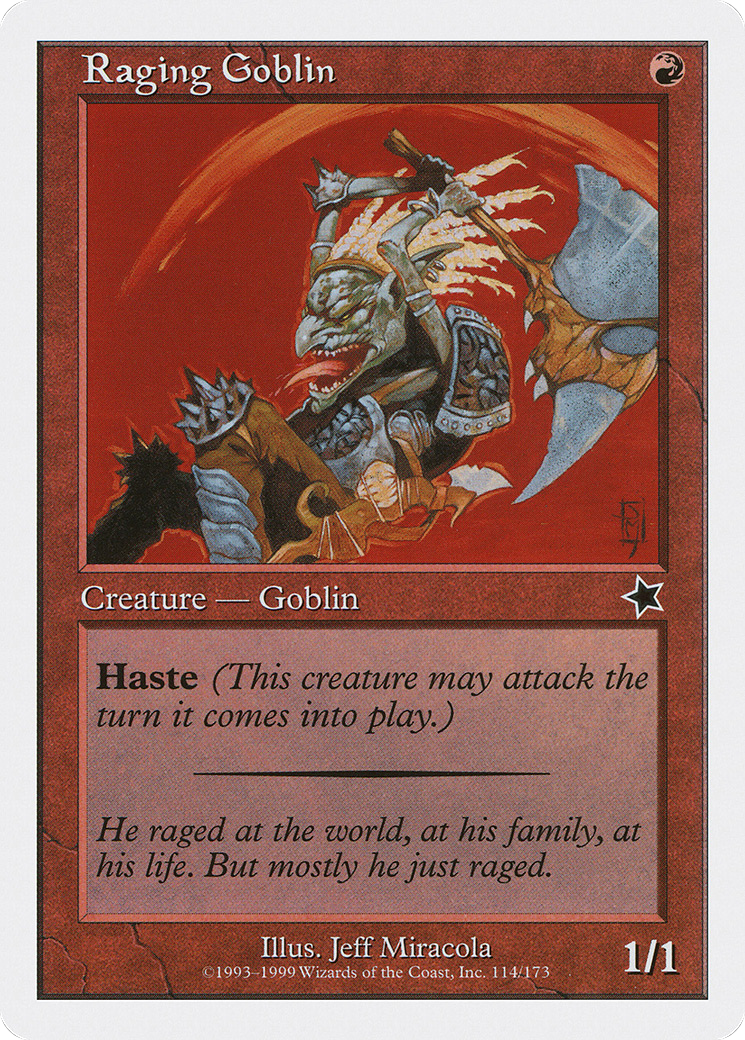 Raging Goblin Card Image