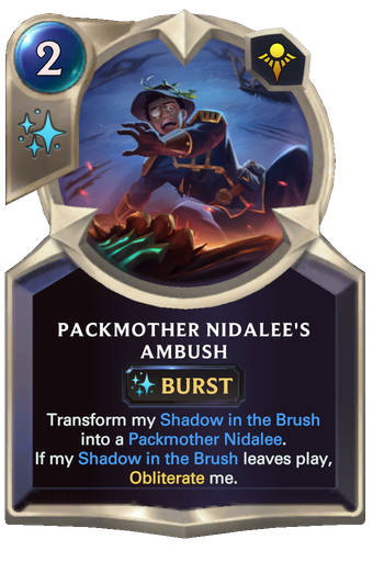 Packmother Nidalee's Ambush Card Image