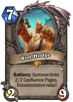 Ron Hodge Card Image