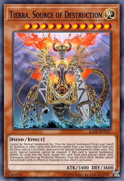 Tierra, Source of Destruction Card Image