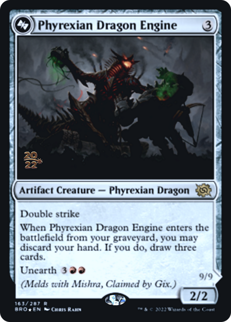 Phyrexian Dragon Engine // Mishra, Lost to Phyrexia Card Image