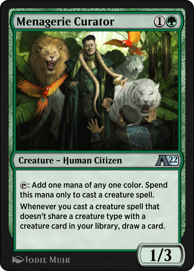 Menagerie Curator Card Image