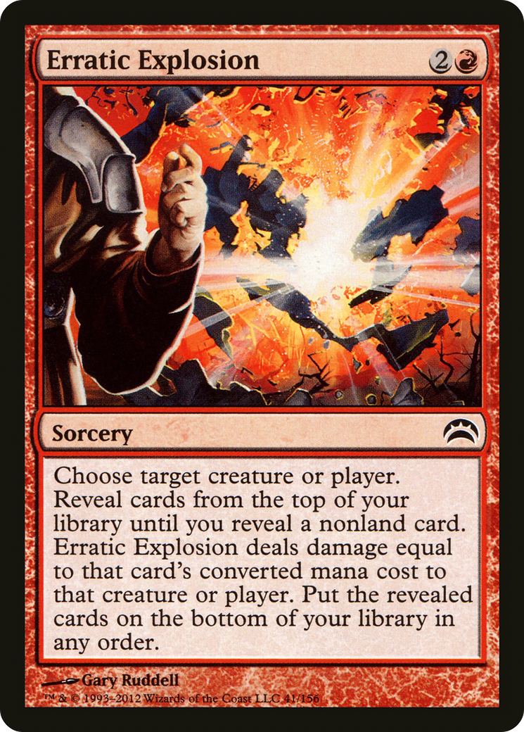 Erratic Explosion Card Image