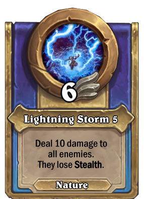 Lightning Storm {0} Card Image
