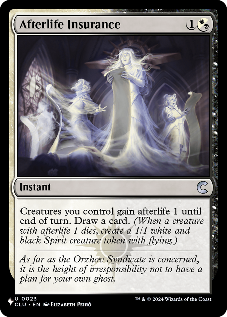 Afterlife Insurance Card Image
