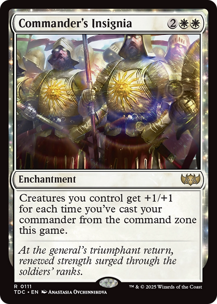 Commander's Insignia Card Image