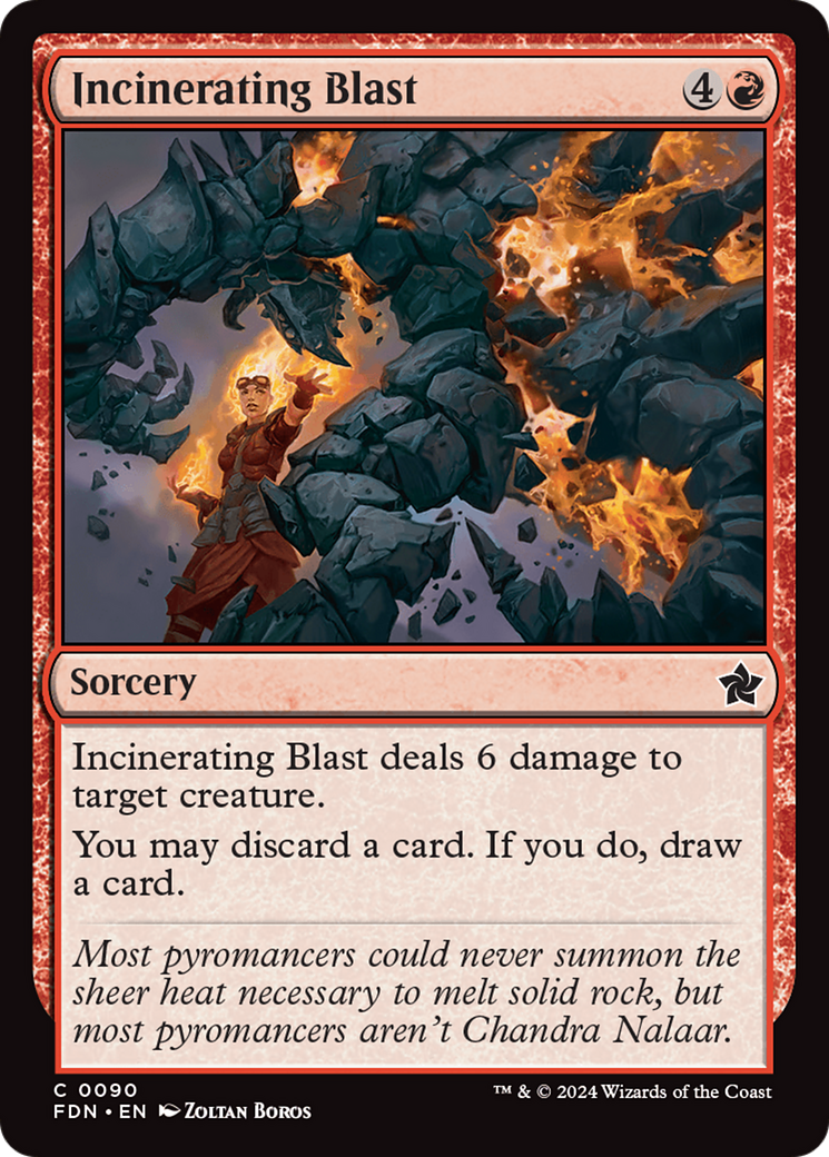 Incinerating Blast Card Image