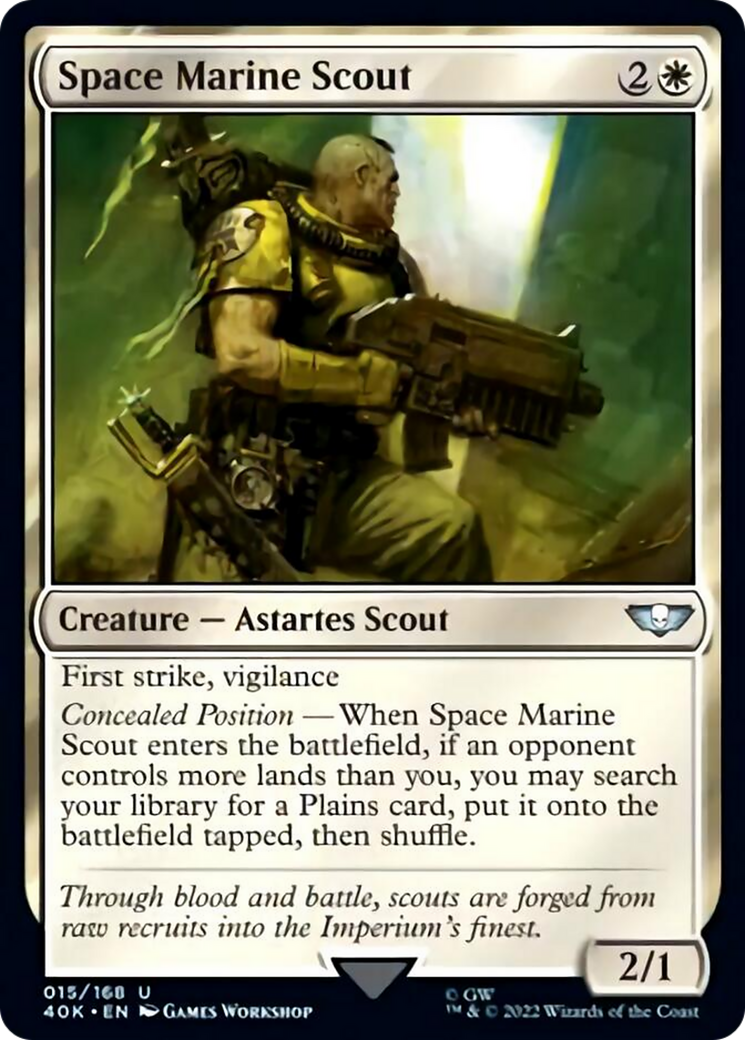 Space Marine Scout Card Image