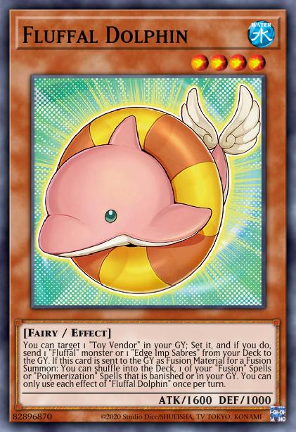 Fluffal Dolphin Card Image