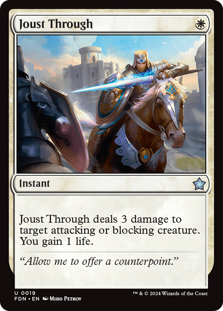 Joust Through Card Image