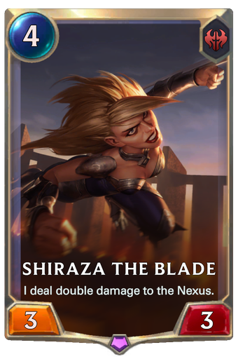 Shiraza the Blade Card Image