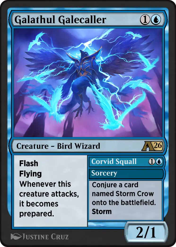 Corvid Squall Magic: The Gathering card