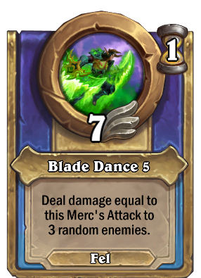 Blade Dance {0} Card Image
