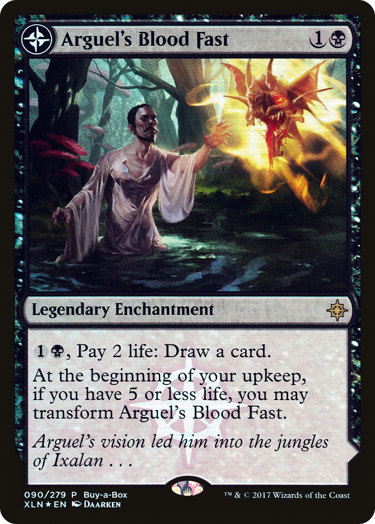 Arguel's Blood Fast // Temple of Aclazotz Card Image