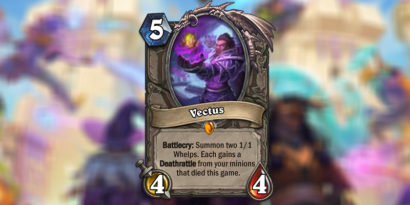 Vectus is a New Legendary Card Revealed for Hearthstone's Scholomance Academy Expansion