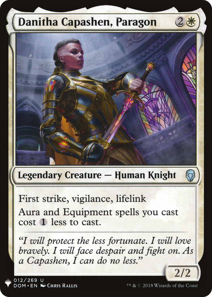 Danitha Capashen, Paragon Card Image