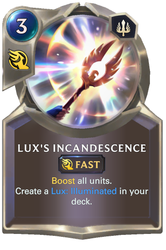 Lux's Incandescence Card Image