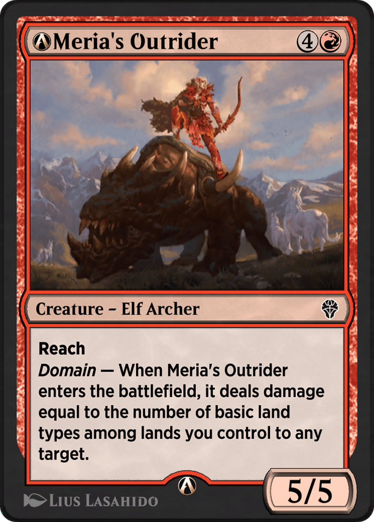 A-Meria's Outrider Card Image