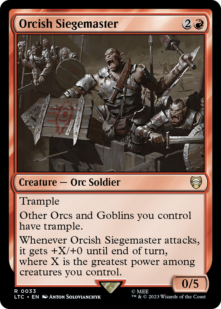 Orcish Siegemaster Card Image