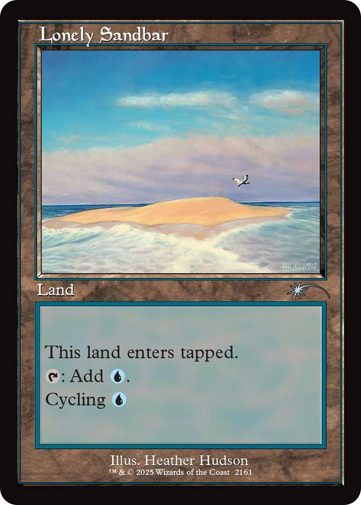 Lonely Sandbar Card Image