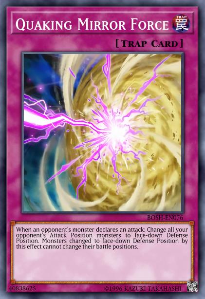 Quaking Mirror Force Card Image