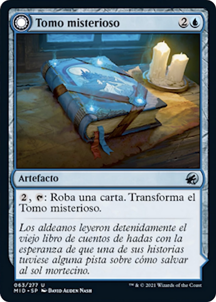 Mysterious Tome // Chilling Chronicle Card Image