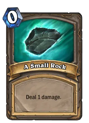 A Small Rock Card Image