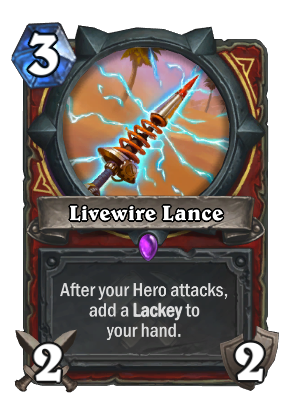 Livewire Lance Card Image