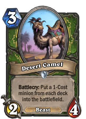 Desert Camel Card Image