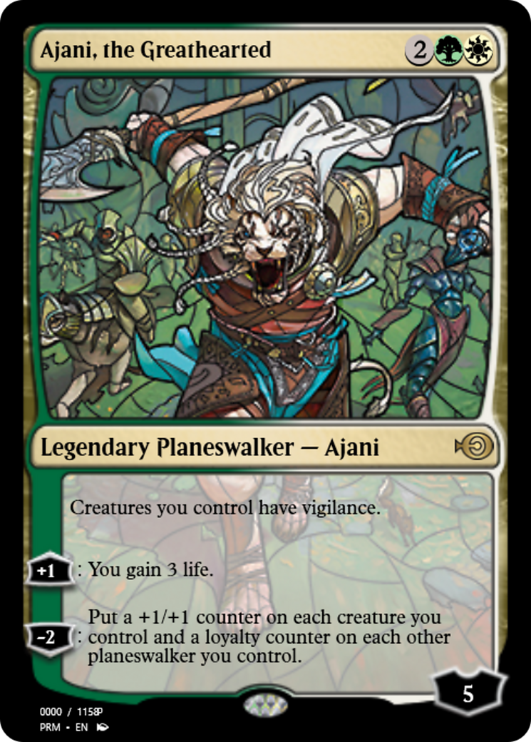 Ajani, the Greathearted Card Image
