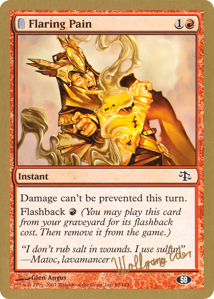 Flaring Pain Card Image