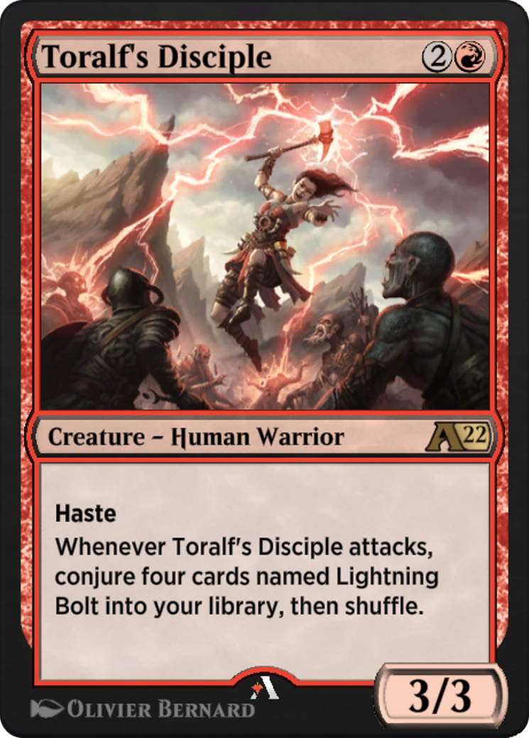 Toralf's Disciple Card Image