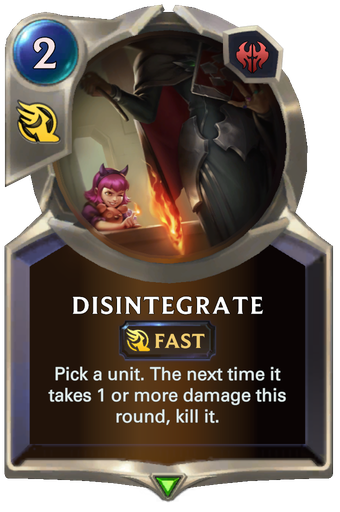 Disintegrate Card Image