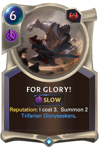 For Glory! Card Image