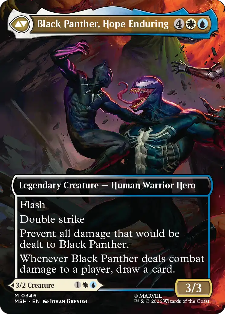 Black Panther, Hope Enduring Magic: The Gathering card