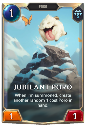 Jubilant Poro Card Image