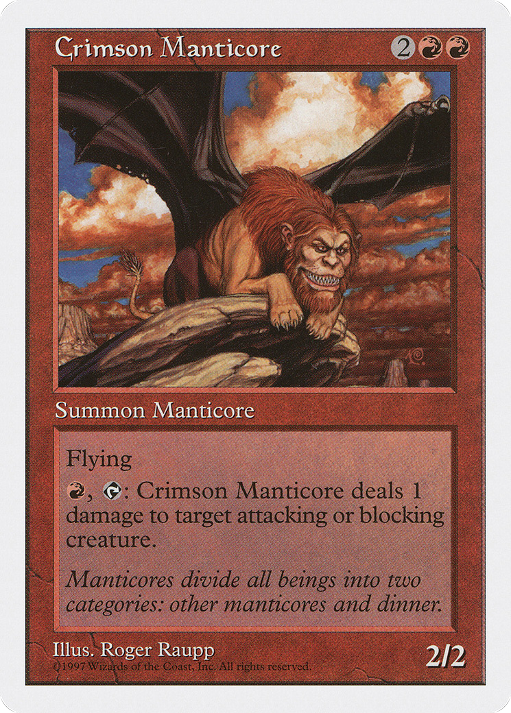 Crimson Manticore Card Image