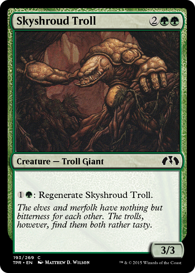 Skyshroud Troll Card Image