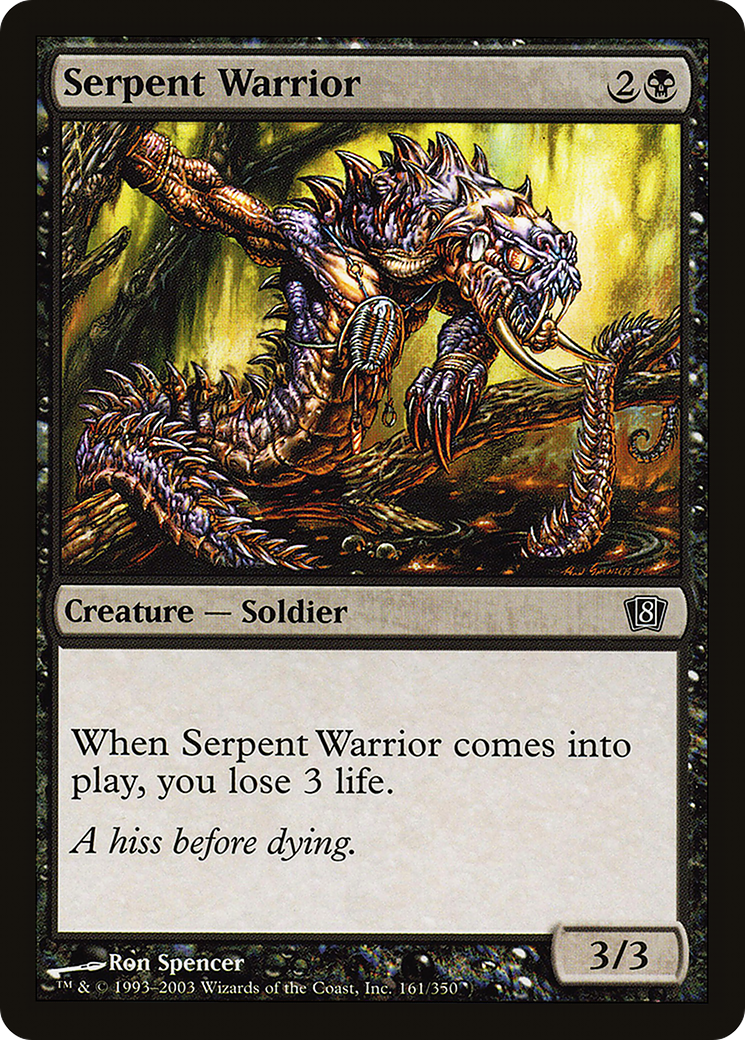 Serpent Warrior Card Image