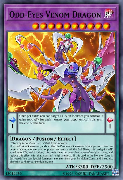 Odd-Eyes Venom Dragon Card Image