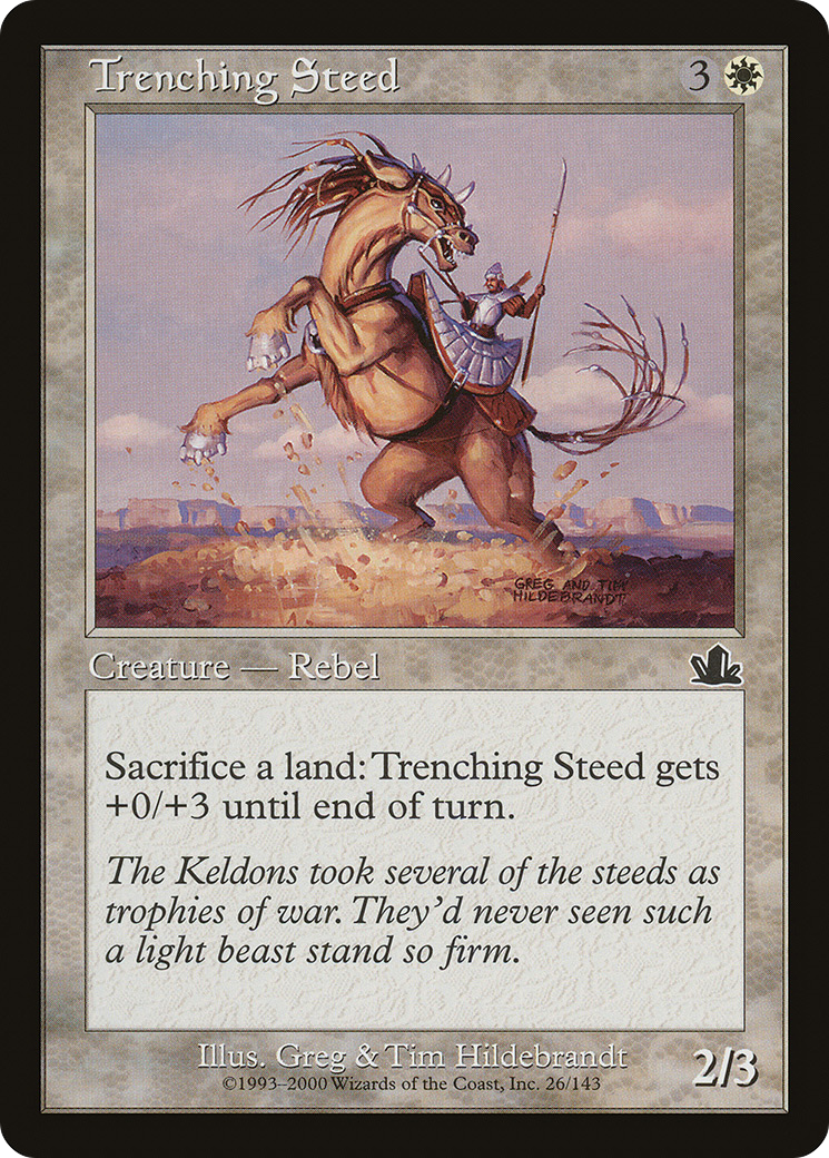 Trenching Steed Card Image