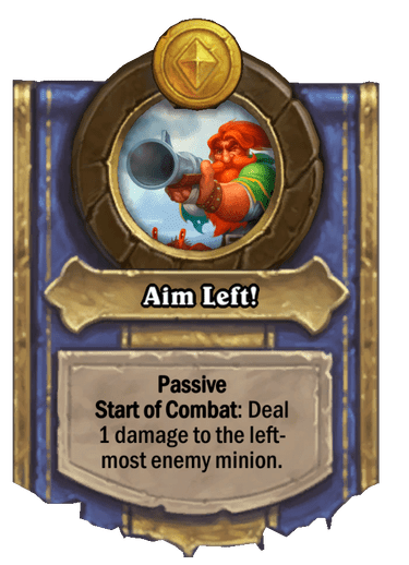 Aim Left! Card Image